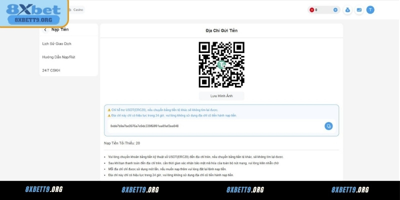 Một số điều tân binh cần chú ý khi gửi tiền vào 8XBET
